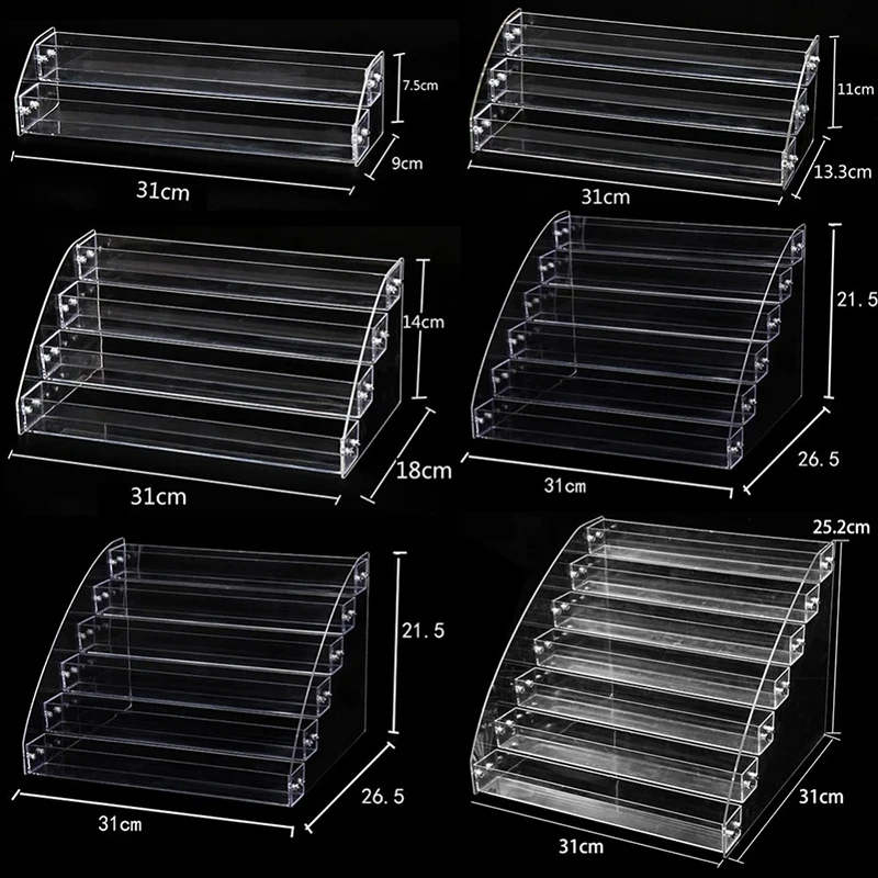 Tattoo Stand Professional Tattoo Inks Holder Tabletop Display Stand Pigment Rack Lipstick Makeup Storage Organizer Shelves Tattoo Inks Supply