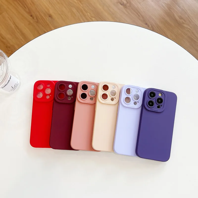 Premium Liquid Silicone Full Cover Phone Case - Sleek and Durable Protection