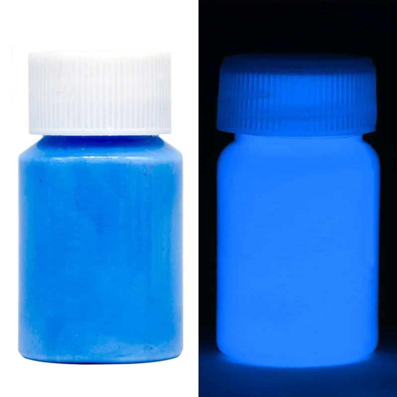 Botella de 15 g/botella de pintura fluorescente luminiscente de larga  duración a base de agua que brilla en la oscuridad pinturas acrílicas para  Celebración de fiesta de Halloween - AliExpress