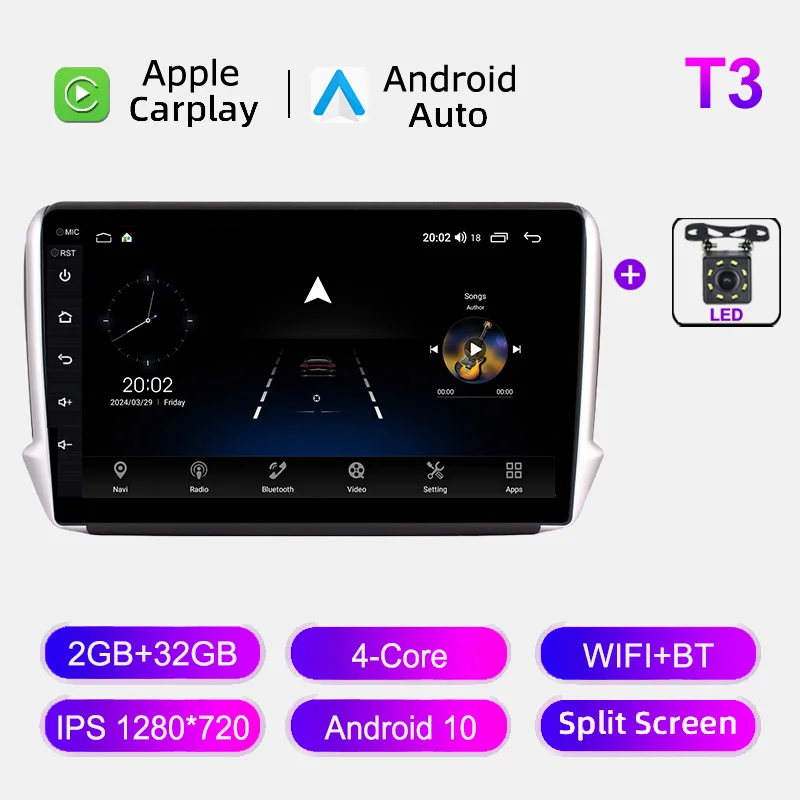 T3 2-32GB Cam WIFI