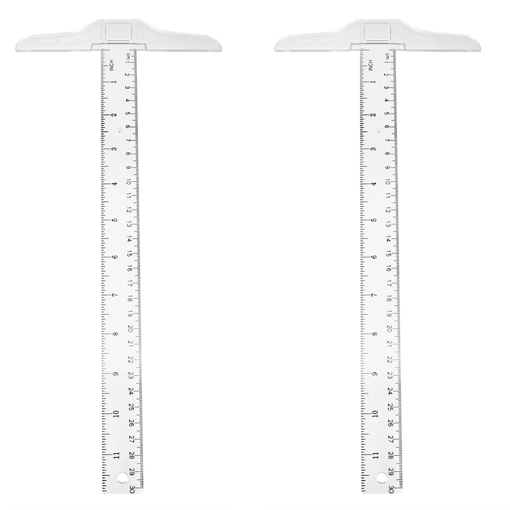 Mr. Pen- Ruler, 24 Pc Rulers (12,6), Ruler 12 inch, Clear Ruler