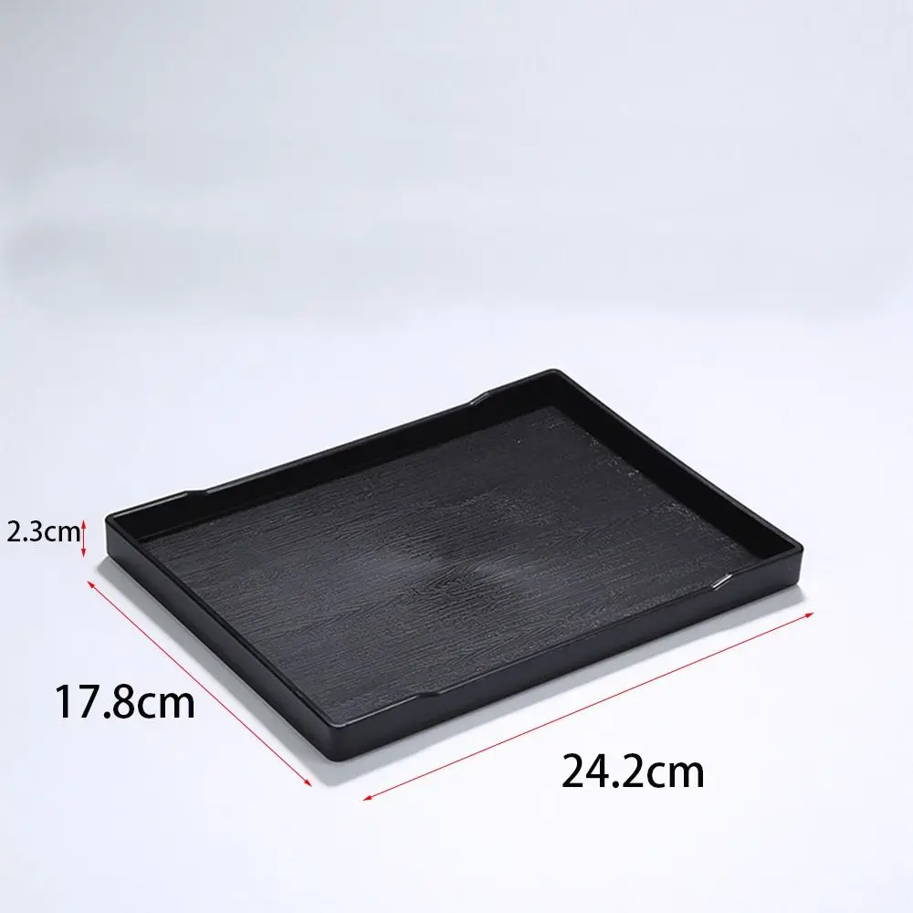 1 Pcs Plastic Toiletry Tray, Reusable Recyclable Multi-Purpose Rectangle Serving Tray for Restaurant Water Bottle Storage