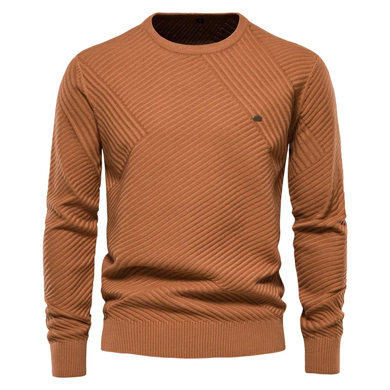 Autumn Winter KPOP Fashion Style Harajuku Slim Fit Tops Loose Casual All Match Knitwear Insert O Neck Solid Long Sleeve Sweaters