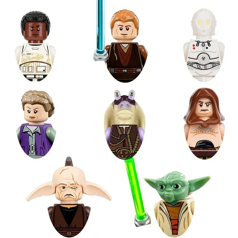 

PG8049 Star Wars Movie Building Block Mini Robot Figure Toy Bricks Assembling Doll Building Blocks Boy's Birthday Present