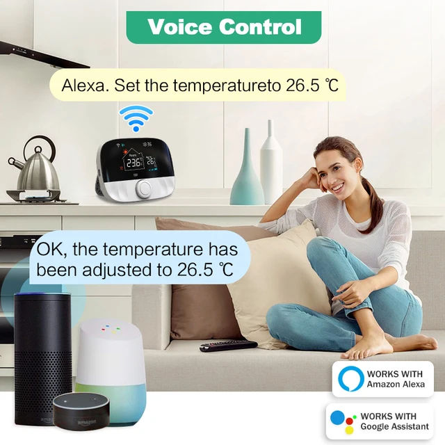 Tuya Wifi termostato Smart Home Wireless Room batteria digitale per caldaia  a Gas riscaldamento a pavimento regolatore di temperatura Smart Life -  AliExpress