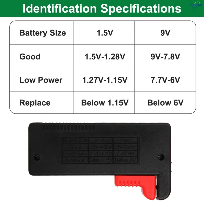 Battery Tester Button Battery Universal Battery Inspector BT-168D Digital BT-168 Pointer Convenient and Practical Life Tool