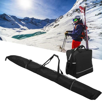 Nylon Snowboard Bag and Ski Boot Storage Bags Waterproof Carrying Travel Case Set Ski Boot Bags Ski Boot Handbag Snowboard Bag 1