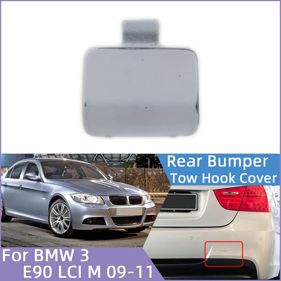 

Для BMW 3 E90 LCI M SPORT 2005-2008 2009 2010 2011 51128041134 задний бампер буксировочный крючок накладка на глаза крышка авто буксировочная накладка