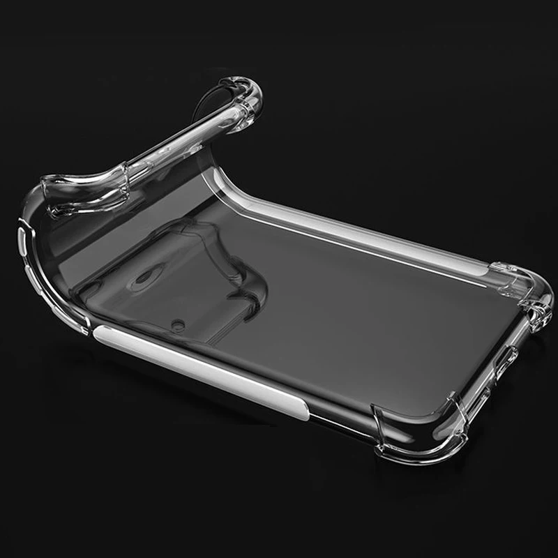 Enhanced Transparent Shockproof Anti-Fall Phone Case - Slim and Soft TPU Cover