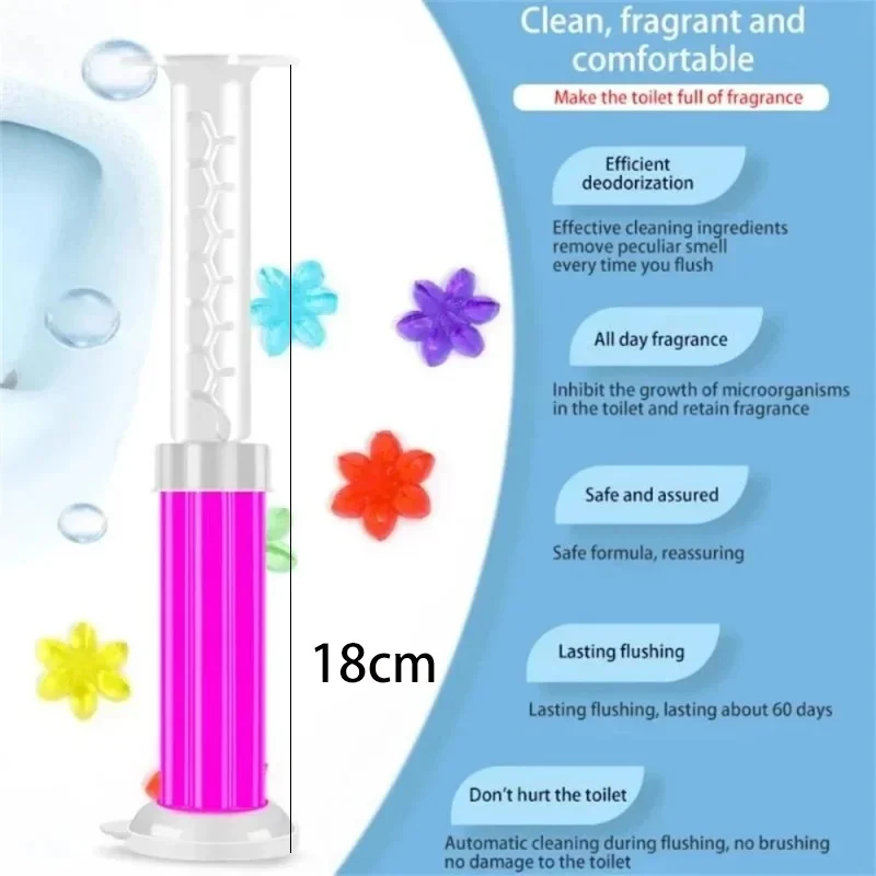 Paquete M&uacute;ltiple De Gel De Limpieza Para Inodoro Con Aroma Flores Limpiador Desodorante Para Inodoro Eliminaci&oacute;n Olores