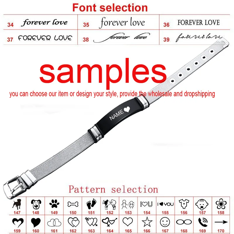 Stainless Steel Bracelet Personalized Bangle Slide Mesh Men