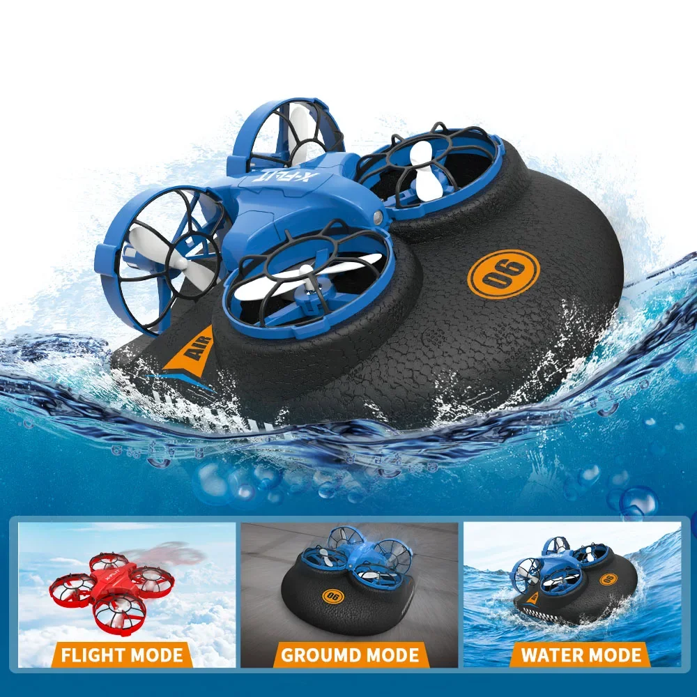 JJRC H116 RC Drone 2.4Ghz 3 in 1 RC Plane Boat Vehicle Flying Air/Boat/Land Driving Altitude Hold Headless Mode RC Quadcopter 5