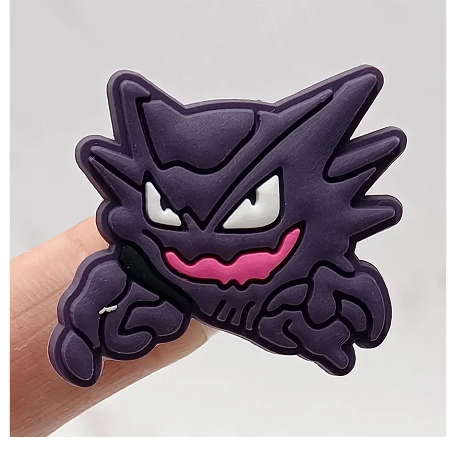 Dropshipping 1Pcs PVC Shoe Buckle Accessories Funny DIY Cartoon Animals Shoes Decoration Jibz For Croc Charms Kids Party Gift