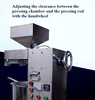 Commercial Oil Press 220V Stainless Steel Peanuts Walnuts Sunflower Seeds Oil Making Pressing Machine Food Processor 5
