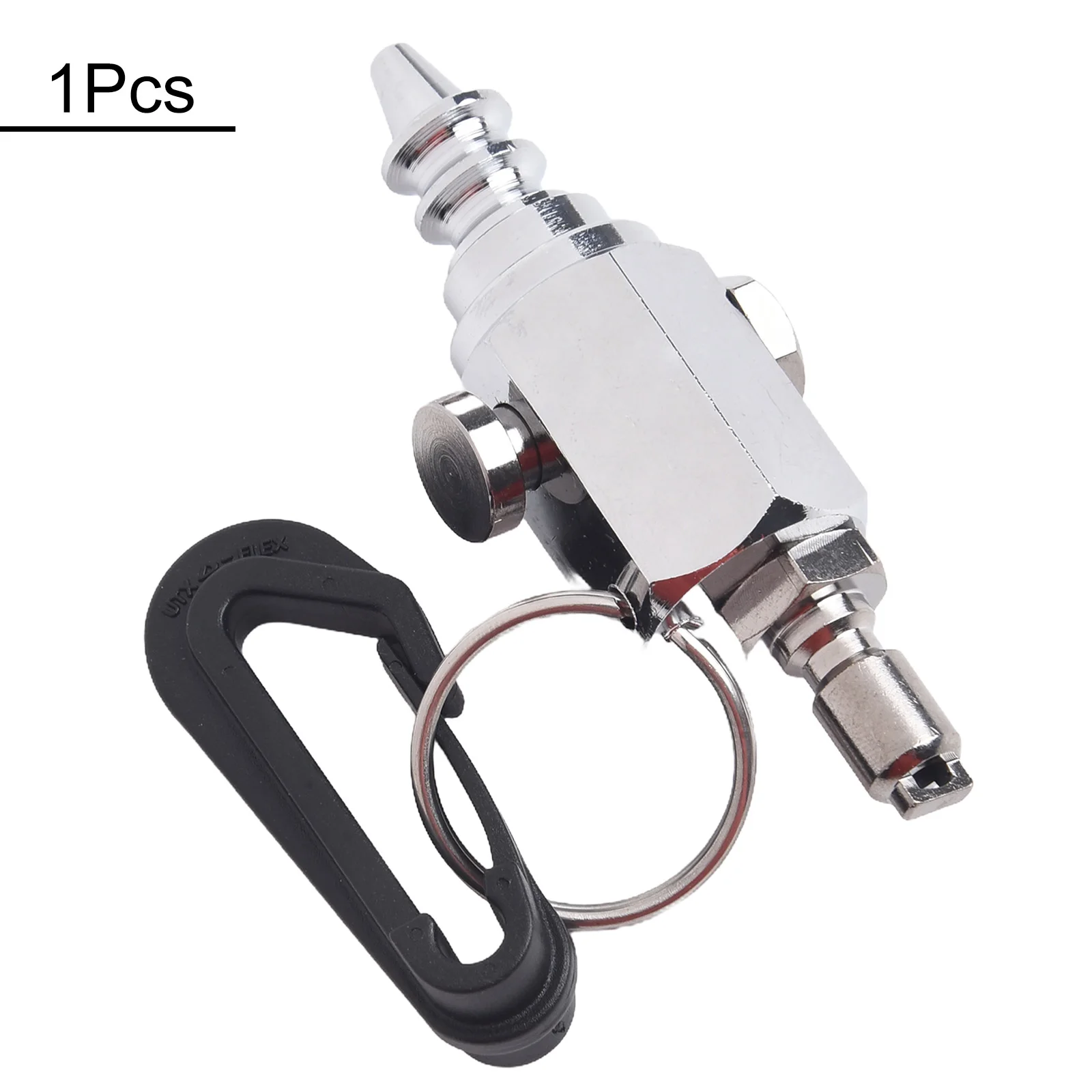 Diving Air Nozzle Stainless Steel Diving Nozzle Precision Equipment Cleaning Push Tip Release Air Bed Inflation Clip Attachment