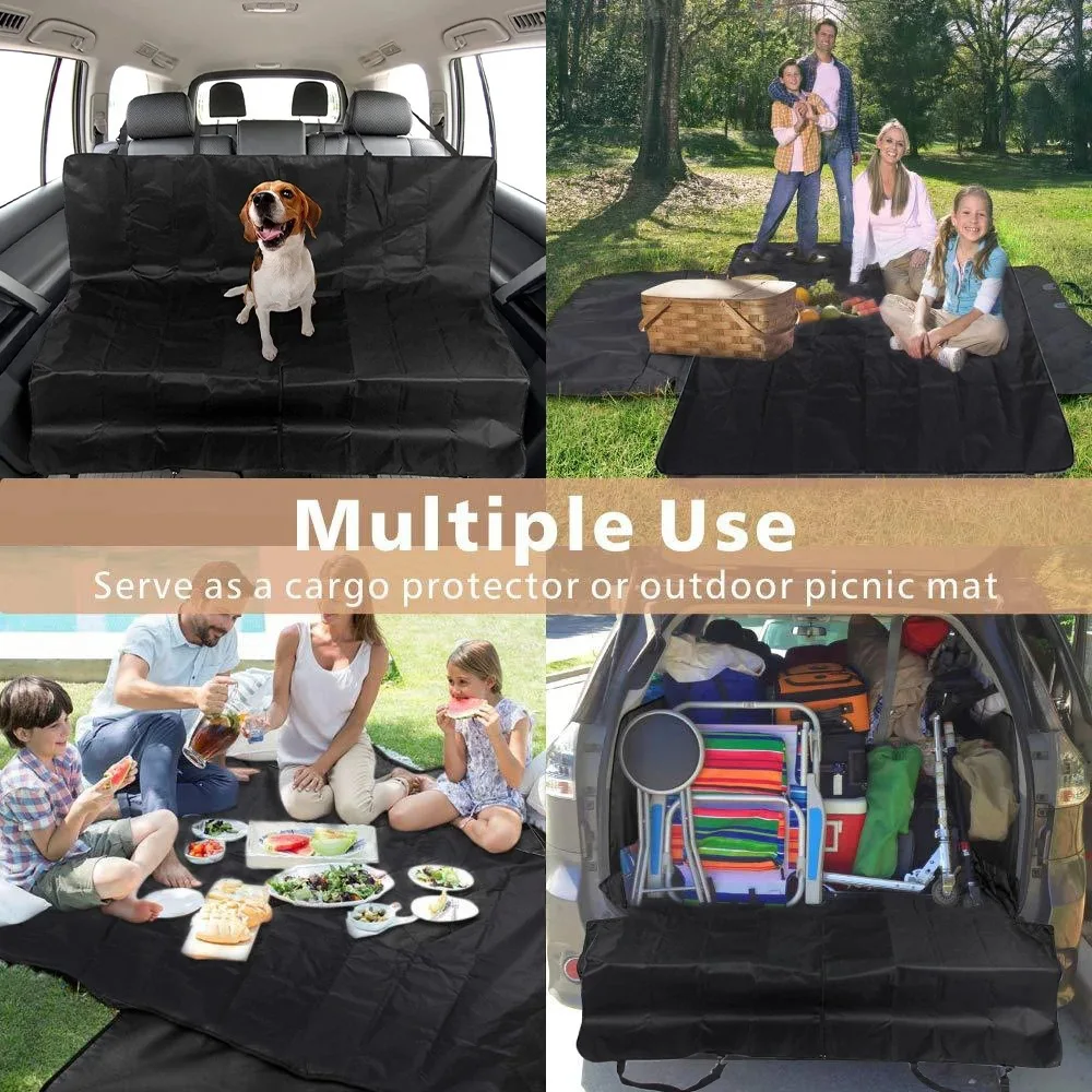 Dog Car Seat Cover Waterproof Pet Carrier Backseat Cushion Mat for Dogs Folding Cat Hammock Trunk Rear Back Seat pet accessories car seat cover pet carrying bag pet cargo cover dog seat cover dog car seat pet supplies pet mat blanket