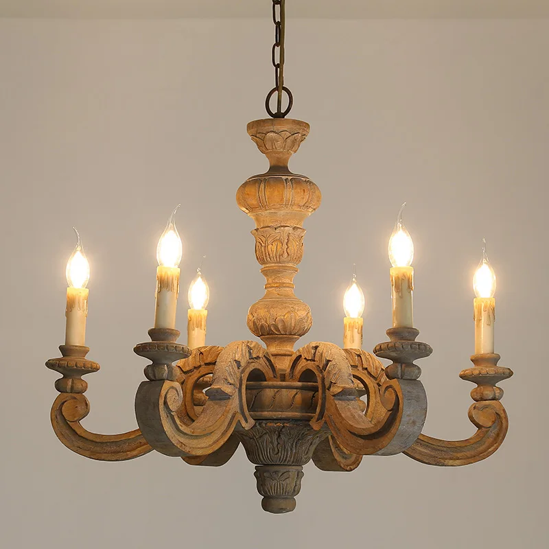 LED Chandelier Ceiling Chandelier LED Pendant Light for Roman Pillar chandeliers wooden carved hanging lights italian murano retro chandelier vintage elegant bedroom living room lights