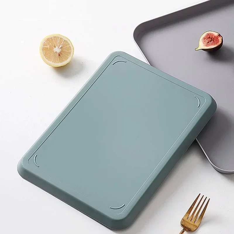 New Nordic PP Pallet Plastic Tray Food Bread Pan Green Rectangular Storage Household Kitchen Supplies Hotel Service Tray Dessert food storage container wooden serving tray dessert plate
