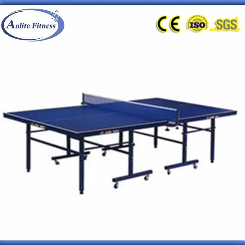 Movable Indoor Table Tennis Table Foldable Exercise Equipment Main Material MDF for Outdoor Sports Ping Pong Pingpong