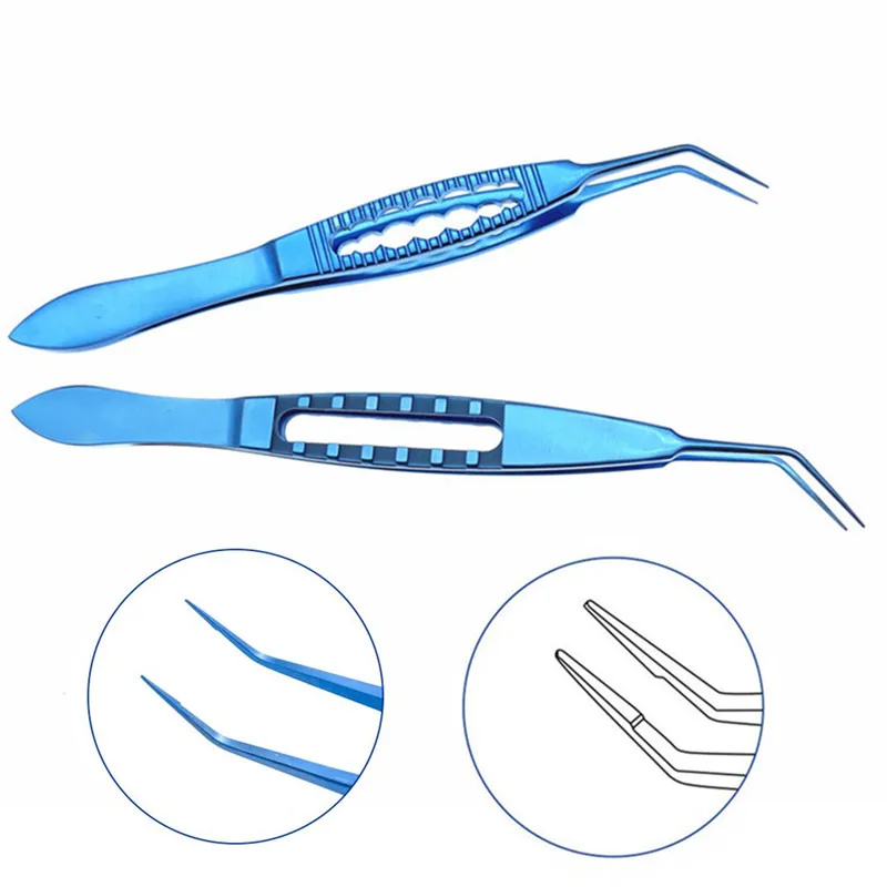 

Ophthalmic Forceps tweezers ophthalmic surgical instrument Titanium microsurgical instruments Eyelid forceps