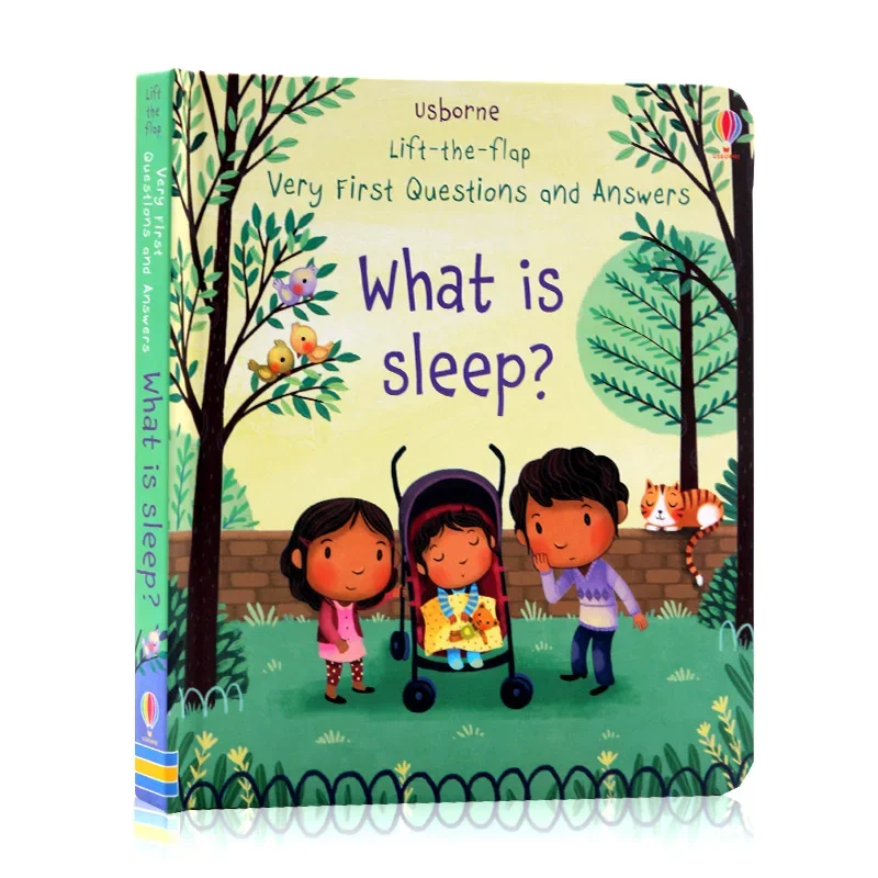 Usborne Books Small Size Very First Q&A Lift-the-flap Educational English Book for Kids Popular Science Learning Montessori Toys 5