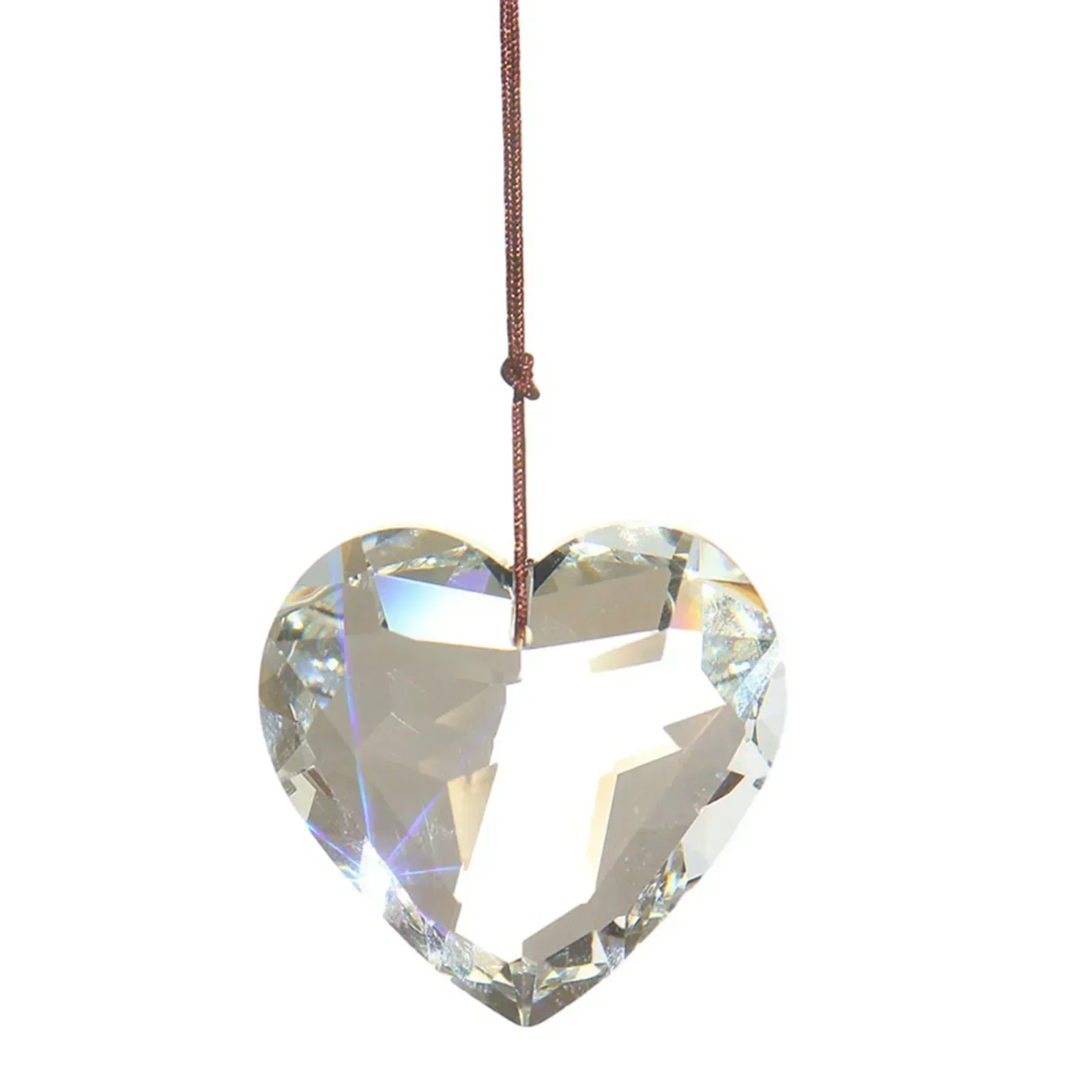Sun Catcher 30/45mm Sun Catcher Heart Hanging Pendant Heart Rainbow Maker Crafts For Home Office Garden Decoration