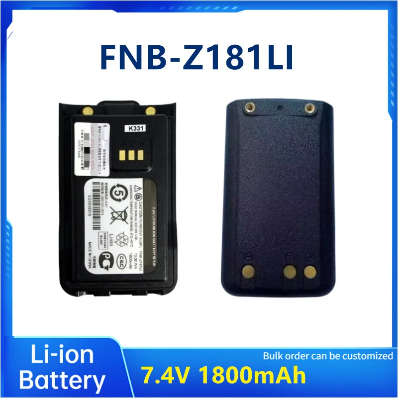 

Литий-ионная батарея для рации motorola FNB-Z181LI C34, 7,4 В, 1800 мАч