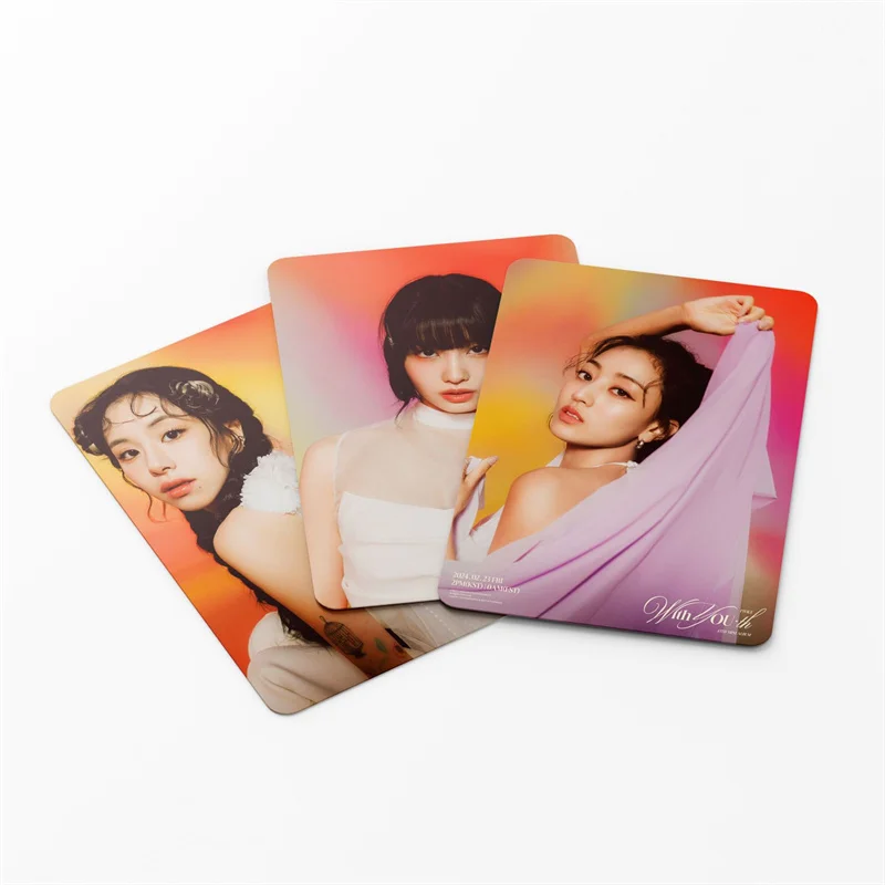 55pcs/set KPOP TWICE New Album WITH YOU LOMO Card AEYOUNG DAHYUN JIHYO MOMO NAYEON SANA MINA Girl Gift Postcard Photo Card