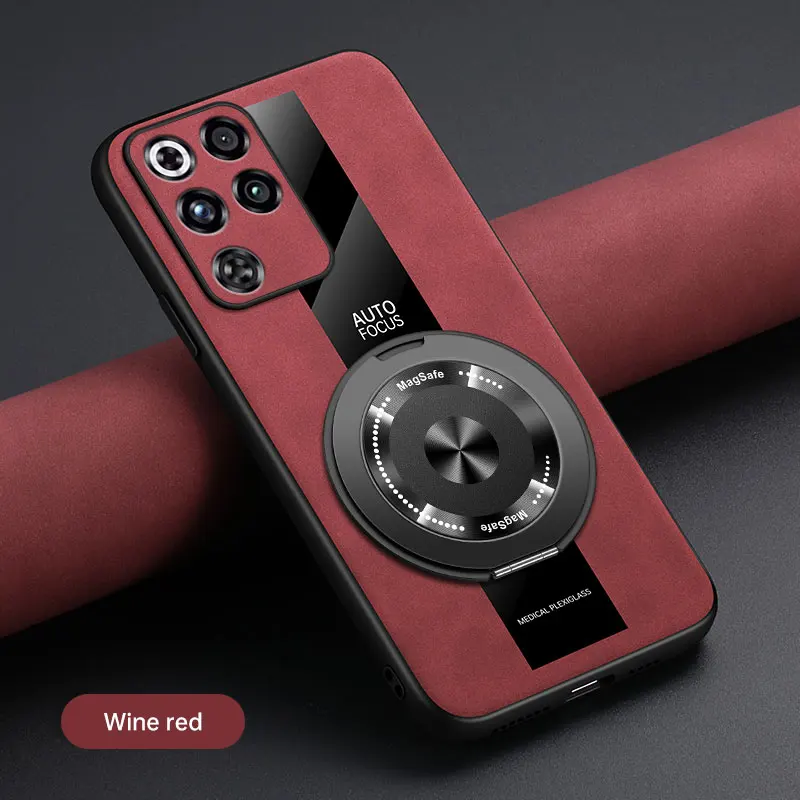 Luxury Leather Brushed 360° Rotating Stand Shockproof Case Cover
