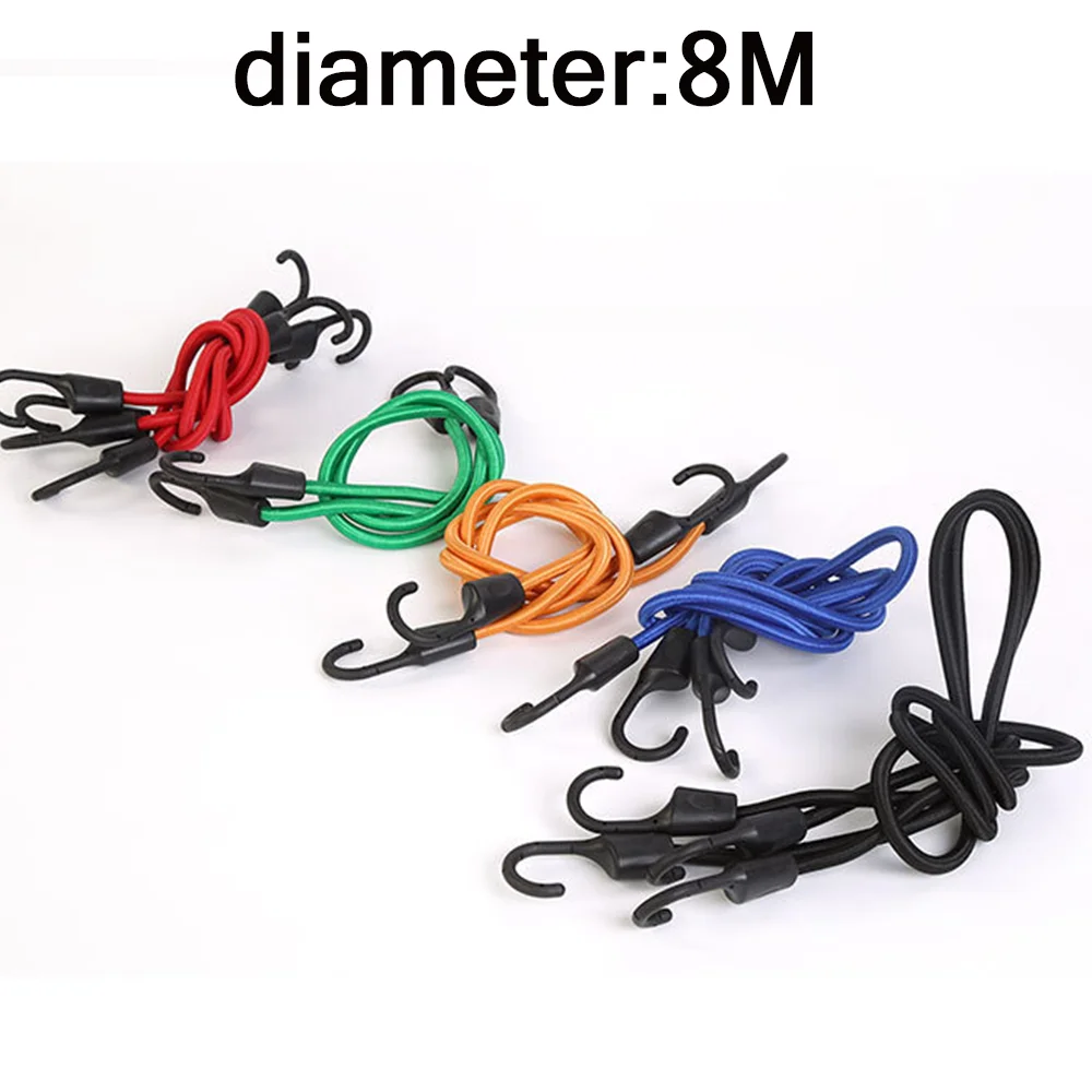 Bicycle Luggage Rack Carrier Elastic Band Bicycle Cargo Racks Tied Rubber Straps Rope Band Hooks MTB Bike Accessories