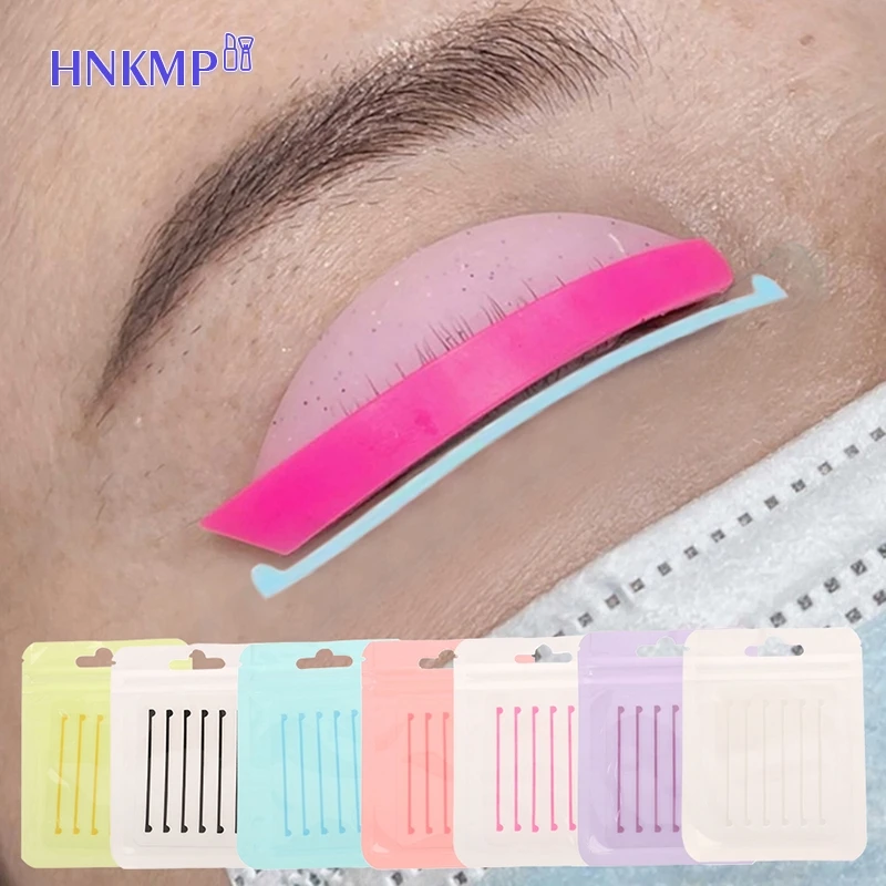 3Pairs/Bag False Eye Lash Curler Patches Silicone Eyelash Perm Pads Lash Extension Perm Tools Lash Lift Shield Pad Beauty Salon