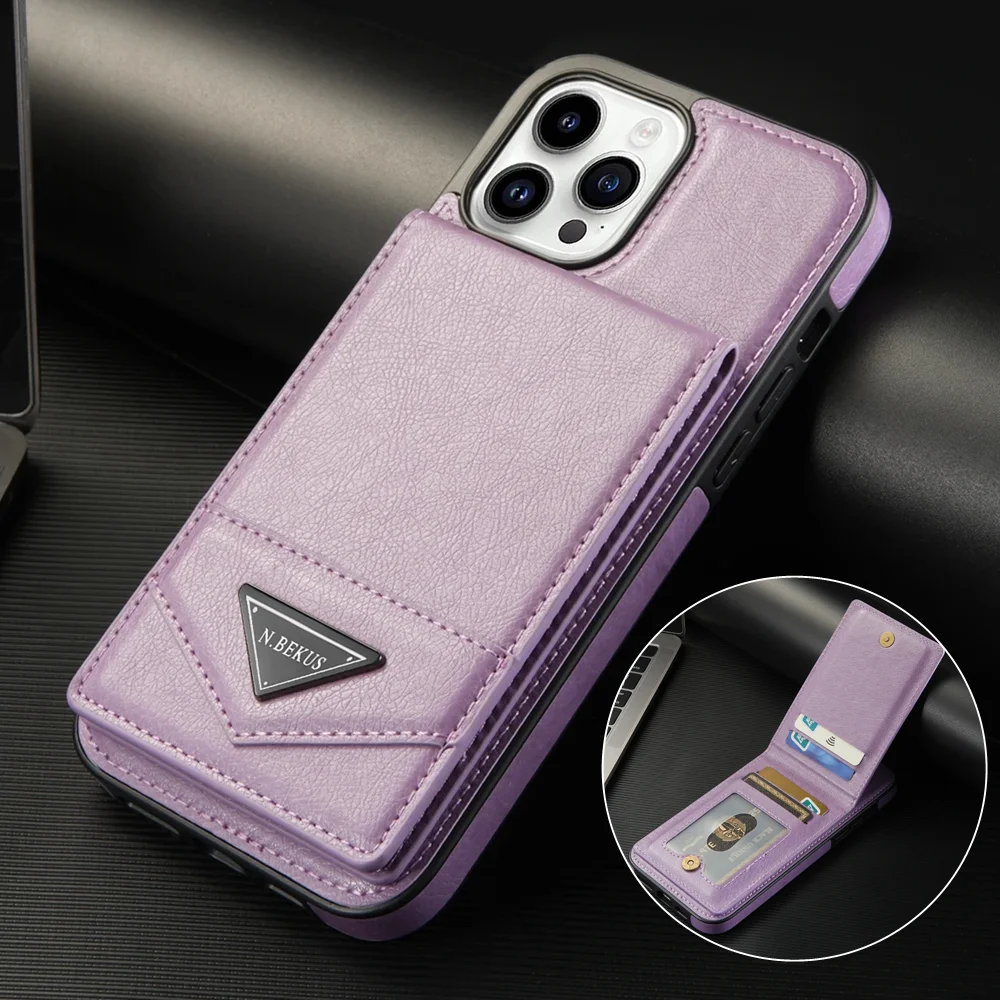 Custodia A Portafoglio Folio Per Iphone 14 15 Pro Max 13 Mini 12 11 Xr Xs 7 8 Plus Fashion Snap On Magnetic Kickstand Cover Per Telefono Funda