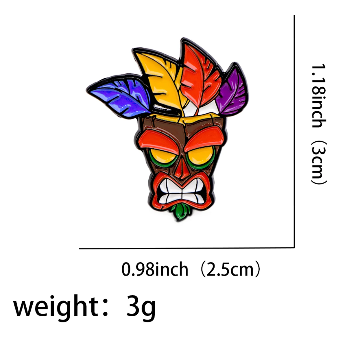Wolf Enamel Pin Cool Brooch Pines Lapel Pins Badge on Backpack Clothing Accessories Fashion Jewelry Game Lover Gifts