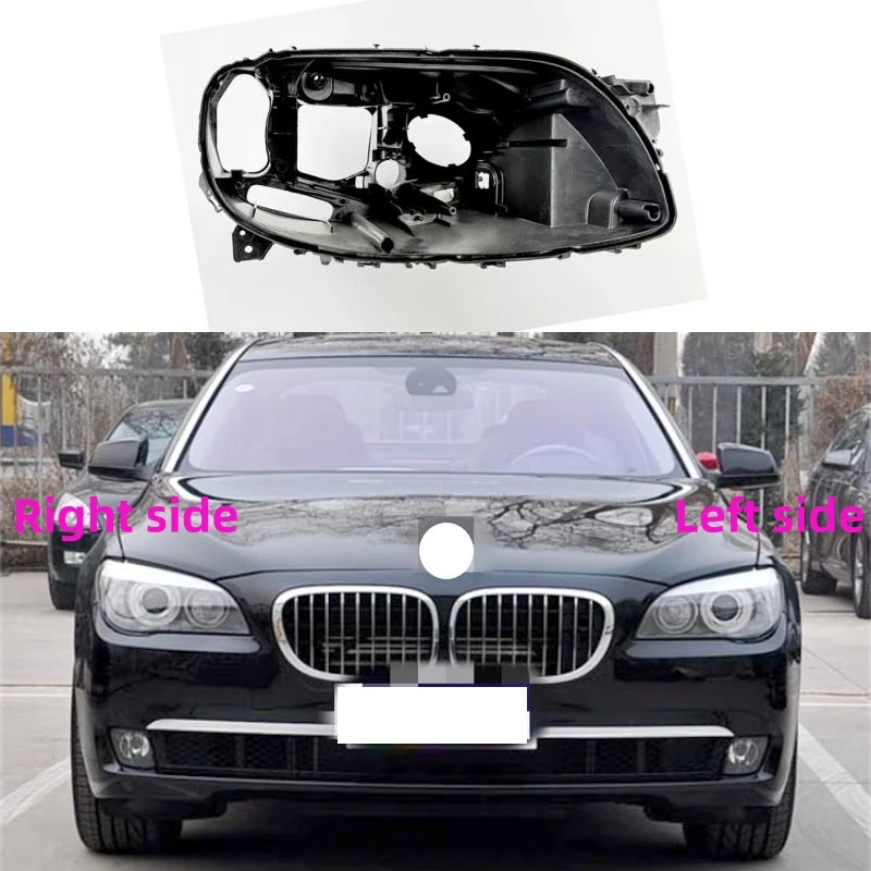 Headlight Housing Back Cover For BMW 7 Series F01 F02 (2009-2015) - Durable Polycarbonate Replacement For Left/Right Front Lamp Base
