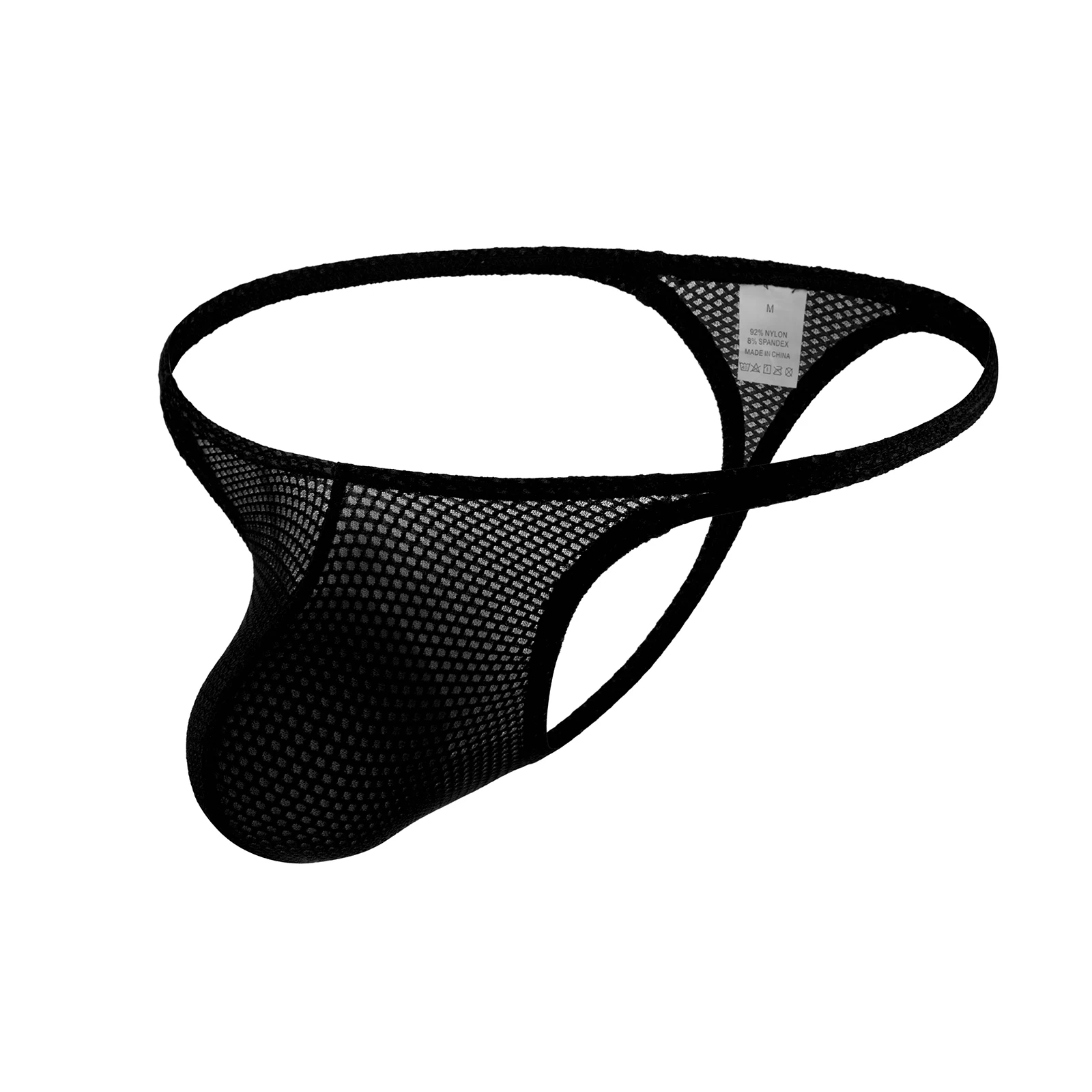G String Men Thong Underwear Mesh Sexy Underpants tanga hombre Lingerie Bikini Panties Penis Pouch T-back Transparent