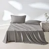 1PC Egyptian Cotton Bed Flat Sheet for Double King Queen Bed Solid Color 800 Thread Count Top Sheets Luxurious Durable Bedsheet 5