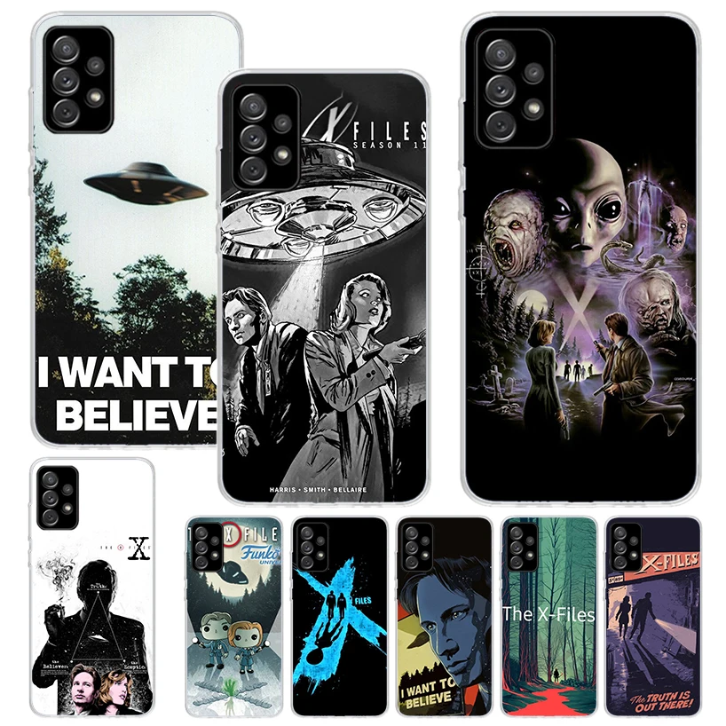 The X Files I Want To Believe Print Soft Case Per Samsung A51 A50 A21S A70 A71 Phone Shell A31 A41 A10 A20E A30 A40 A6 A7 A8 A9