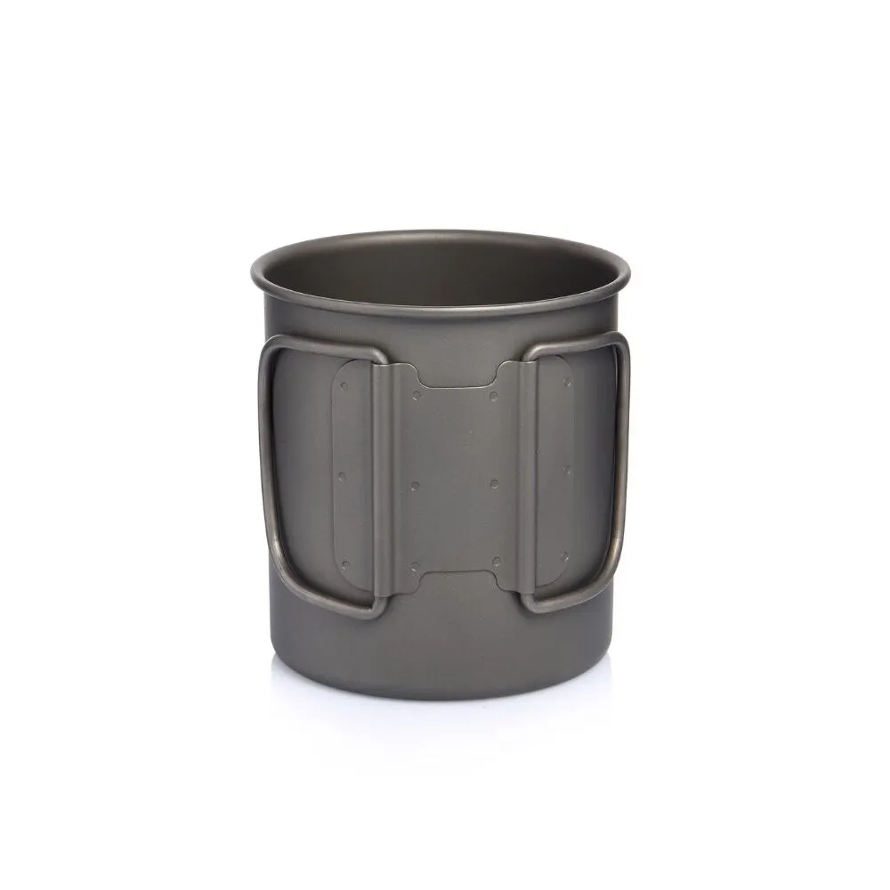 Portable Cups Widesea Camping Mug Titanium Cup Tourist Tableware Picnic Utensils Outdoor Kitchen Equipment Travel Cooking Set Cookware Hiking