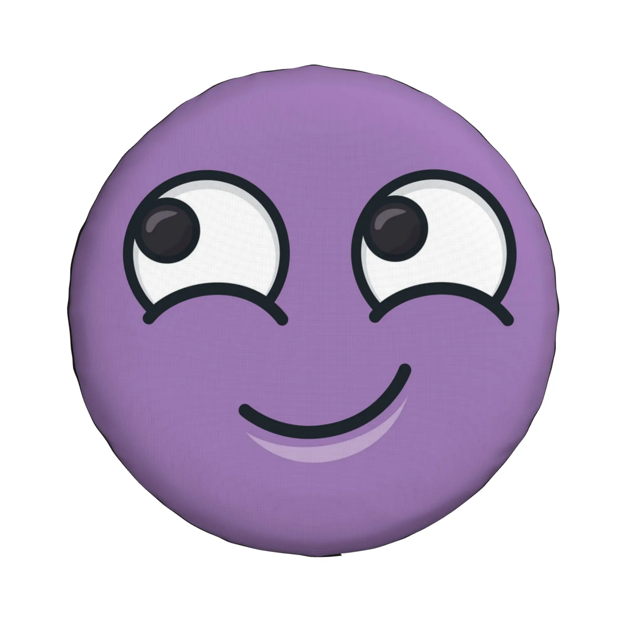 

Purple Cartoon Face Funny Proof Wheel Tire Cover Tire Cover Spare Tire Cover Accesorios Auto for Cars Trucks Trailer SUV 4 Size