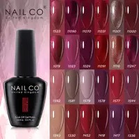 NAILCO 15ml Autumn Brown Colors Series Gel Varnish Coffee Gel Nail Polish Winter Reddish Gellak Design Lacquer Nail Art Manicure 1