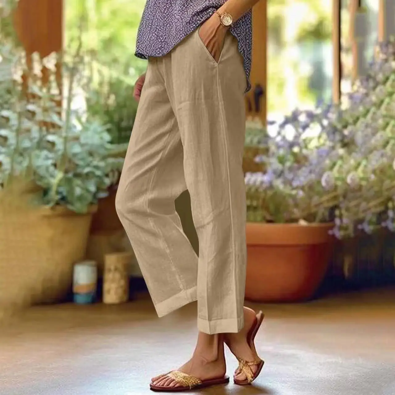 Dark khaki pant only
