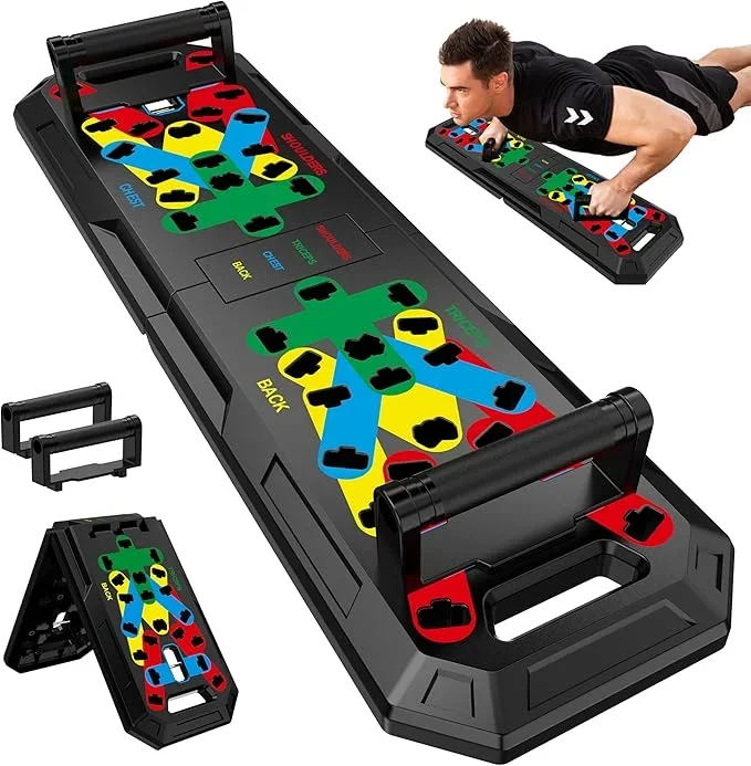 Multifunctional Home Gym Set with Pushup Bar System Fitness Training Push-Up Board