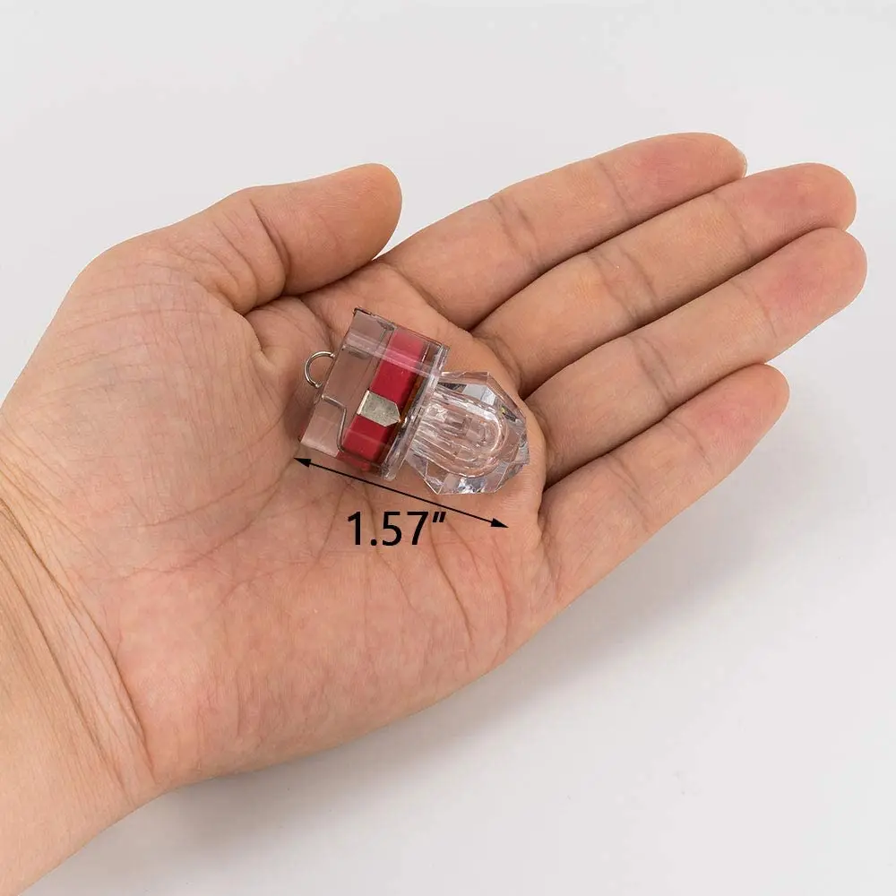 Description Picture 3 of item10X Multicolor Waterproof Mini LED ABS Fishing Bait Light Squid Deep Drop Underwater Fish Lure Lamp Lights White Green Red Blue