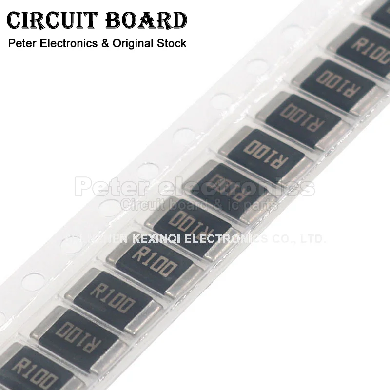 SMD Resistor SMD Chip Resistor 20PCS 2512 SMD Alloy Resistor 2W 1% 0.1R 0.1 ohm R100 R010 R020 R050 R100 R200 R220 R330 R470 R500 1R00 Resistance