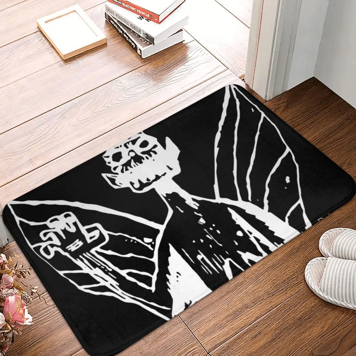 

Pazuzu 40x60cm Carpet Polyester Floor Mats Retro Bathroom Home Decor