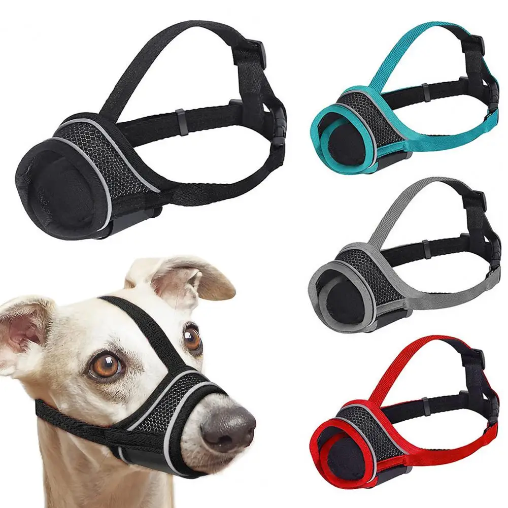 

Dog Muzzle Anti Barking Breathable Adjustable Pet Muzzle Anti-chewing Pet Mouth Muzzles For Dogs Pet Supplies