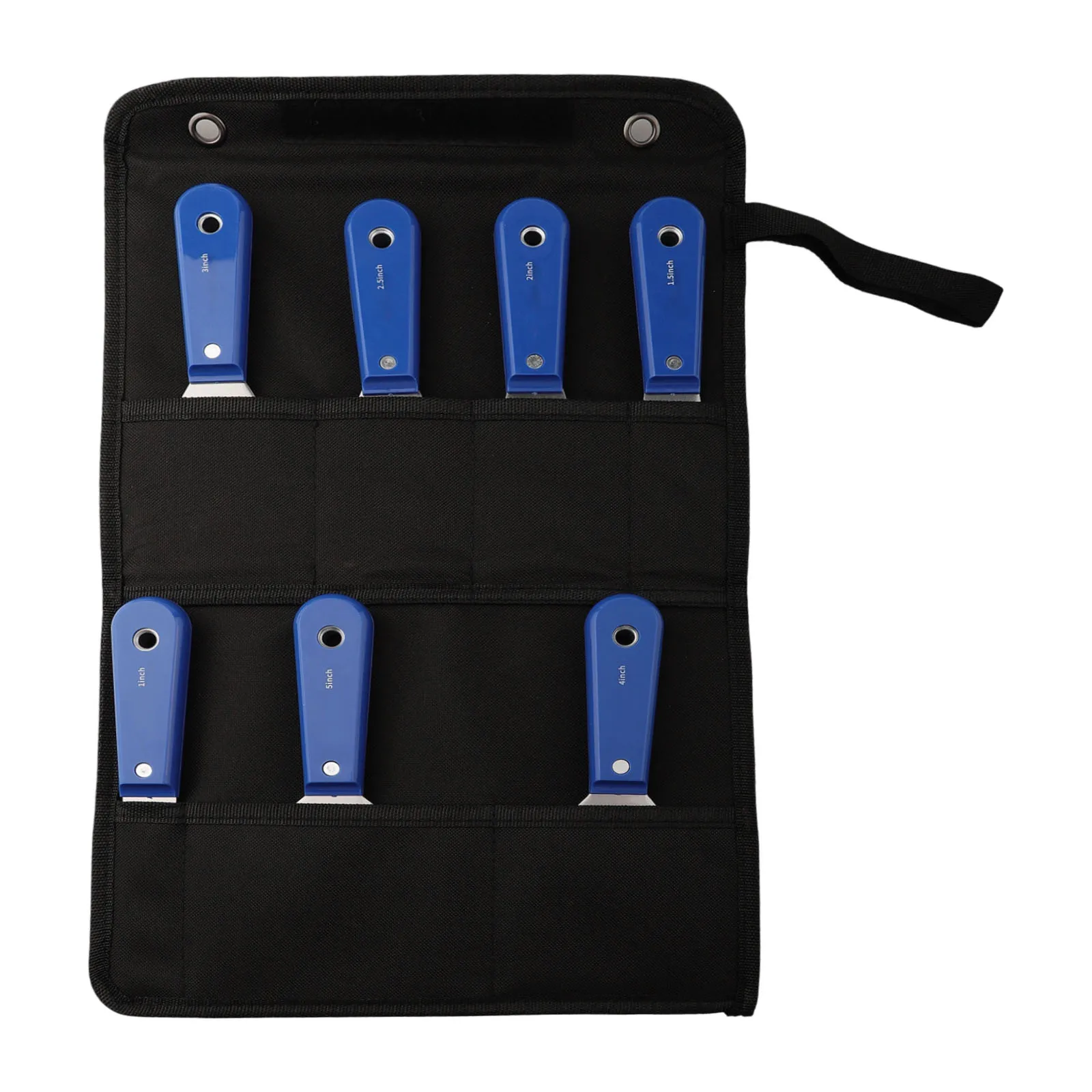 For DIY Projects 11.42*8.66*0.79 In Drywall Tools 7pcs Scraper Set For Drywall Ergonomic Scraper 7 Size Variety