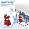 Smart Bidet Toilet, Foot Sensor Operation and Heated Seat with Integrated Multi Function Remote Control, Toilet Smart 4