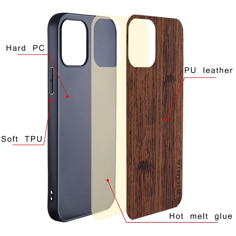 Case for Oneplus 11 5G funda bamboo wood pattern Leather phone cover Luxury  coque for oneplus