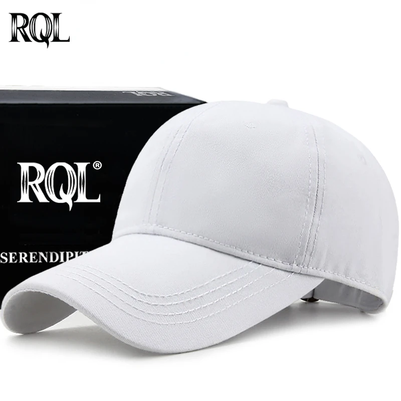 Baseball Cap for Men Women Trucker Hat Long Brim Plus Size Big Head Cotton Solid Color Snapback Hip Hop Golf Sports Designer baseball cap